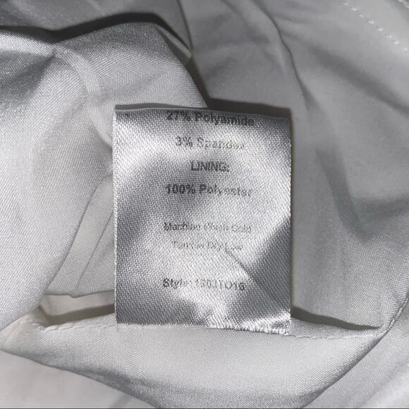 Choosy Priscilla Square Neck Puff Sleeve White Blouse M - Picture 7 of 10